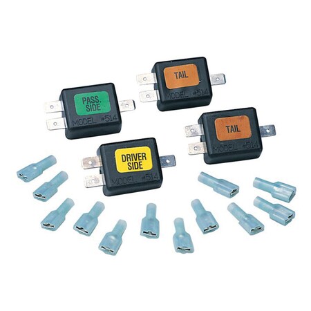 Husky Towing Husky Towing 13189; Tow Vehicle Isolating Kit; Converter & Diodes; Plug-In; Green 13189